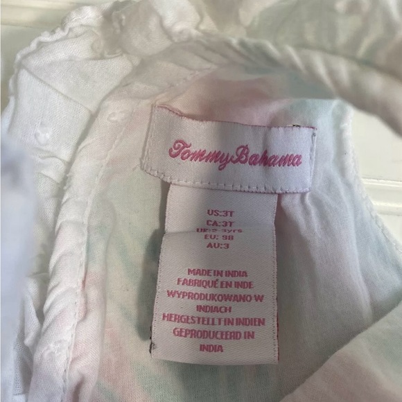 Tommy Bahama Kids Toddler Girls Tropical Palm Leaves Sun Dress Size 3T - Picture 8 of 12